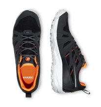 Mammut Trail-Laufschuhe Saentis Low GTX (wasserdicht) schwarz/orange Herren